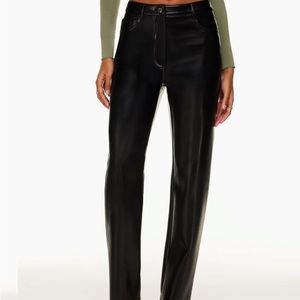 Aritzia Wilfred Melina leather pants